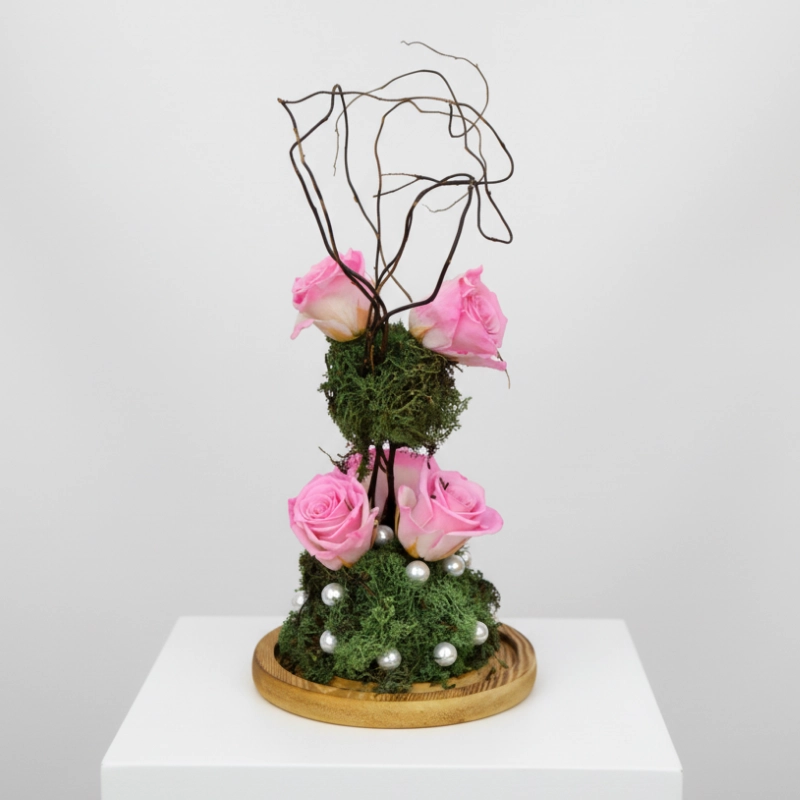 Long Lasting Roses Dome Bouquet